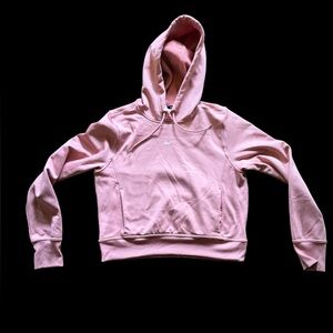Nike Rose Pink Cropped Hoodie